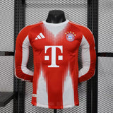 Camisa Bayern de Munique 25/26 Home - (Jogador) Manga Longa