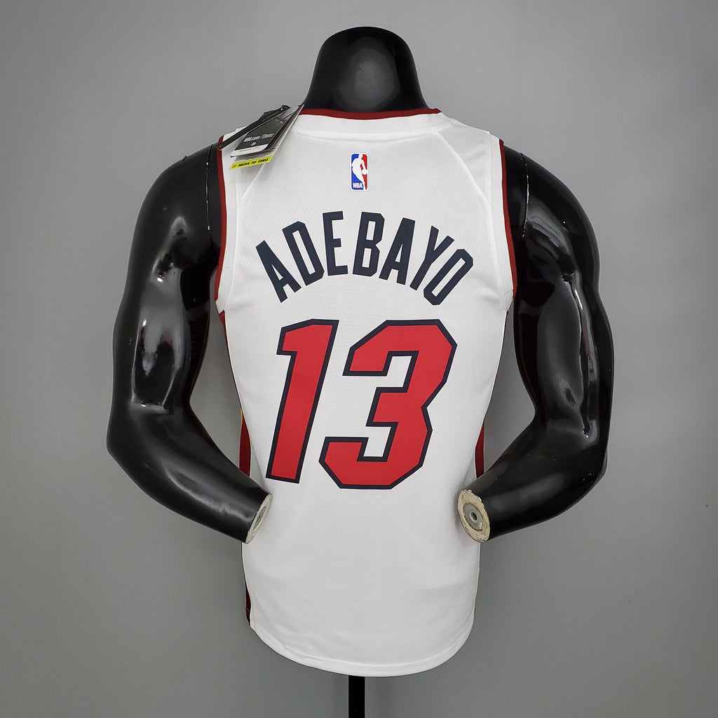 Camisa NBA Miami Heat #13 Adebayo - 75° Aniversário White