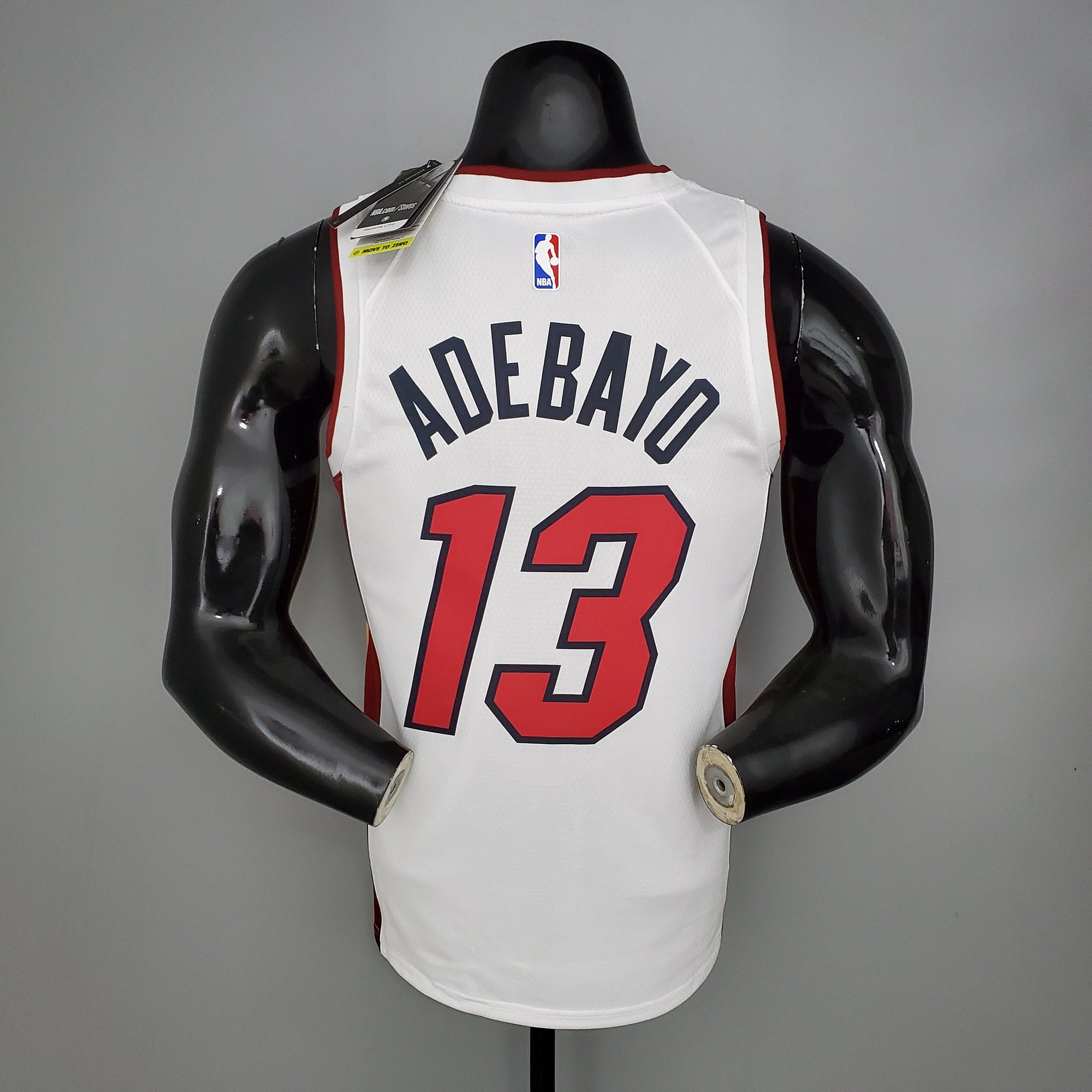 Camisa NBA Miami Heat #13 Adebayo - 75° Aniversário White