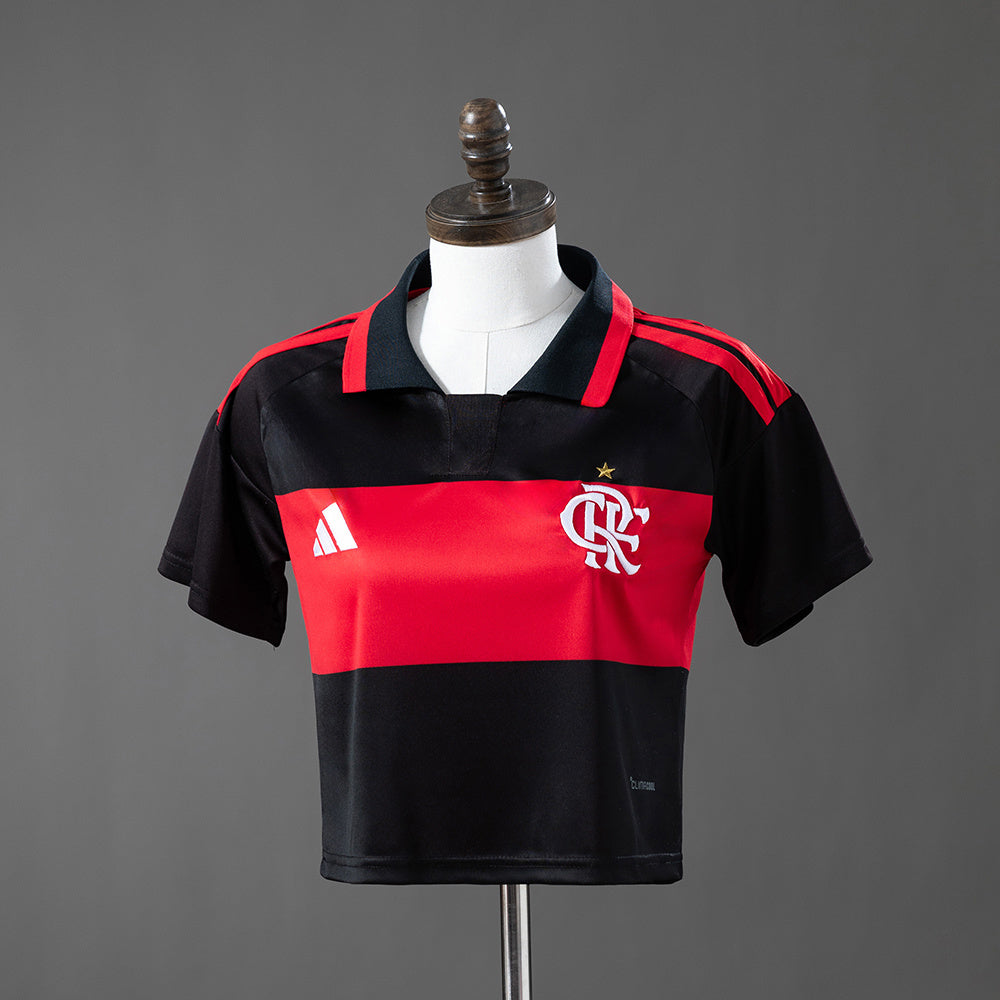 Camisa Flamengo 2026 Home - (Feminina) Cropped