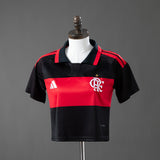 Camisa Flamengo 2026 Home - (Feminina) Cropped