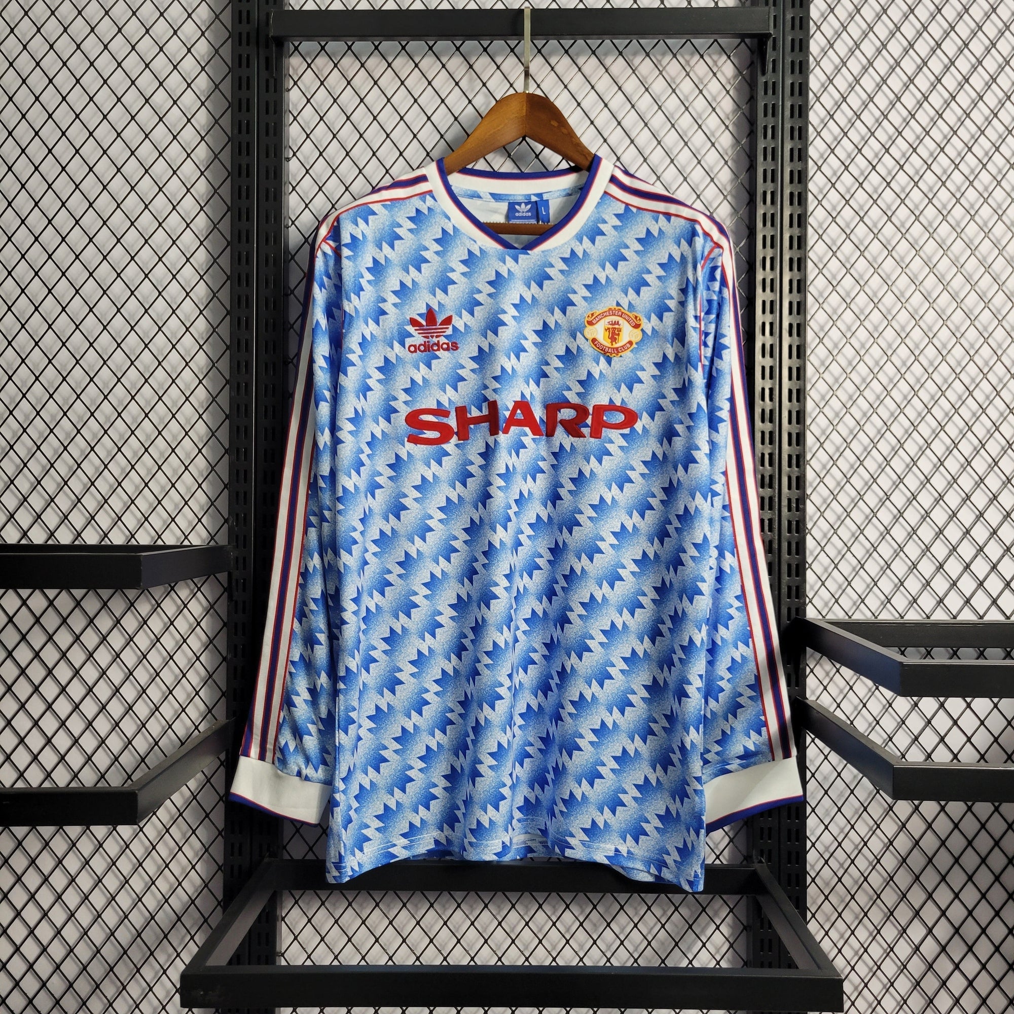 Camisa Manchester United Reserva 90/92 - Versão (Retrô) Manga Comprida