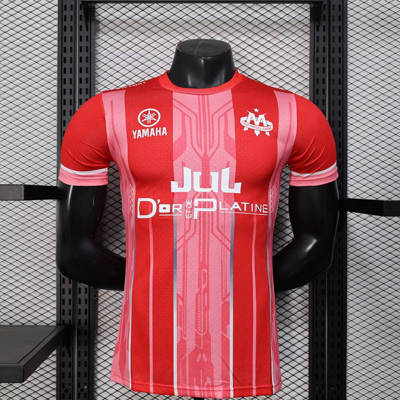 Camisa Olympique de Marseille 25/26 Edição Red Joint - (Jogador)