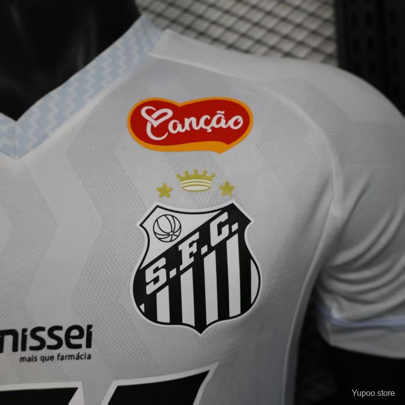 Camisa Santos 2025 Home (Todos os Patrocínios) - (Jogador)
