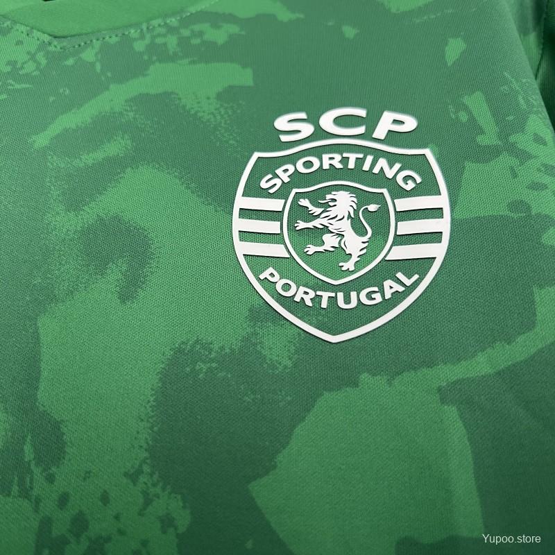 Camisa Sporting 25/26 Pré-Jogo Home - (Torcedor)