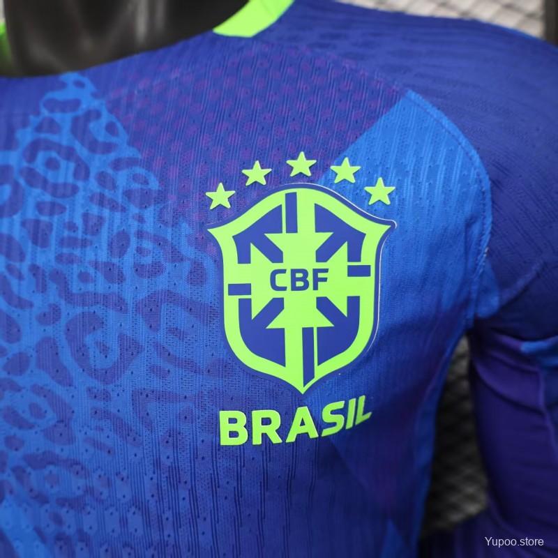 Camisa Brasil Feminino 2025 Away - (Jogador) Manga Longa