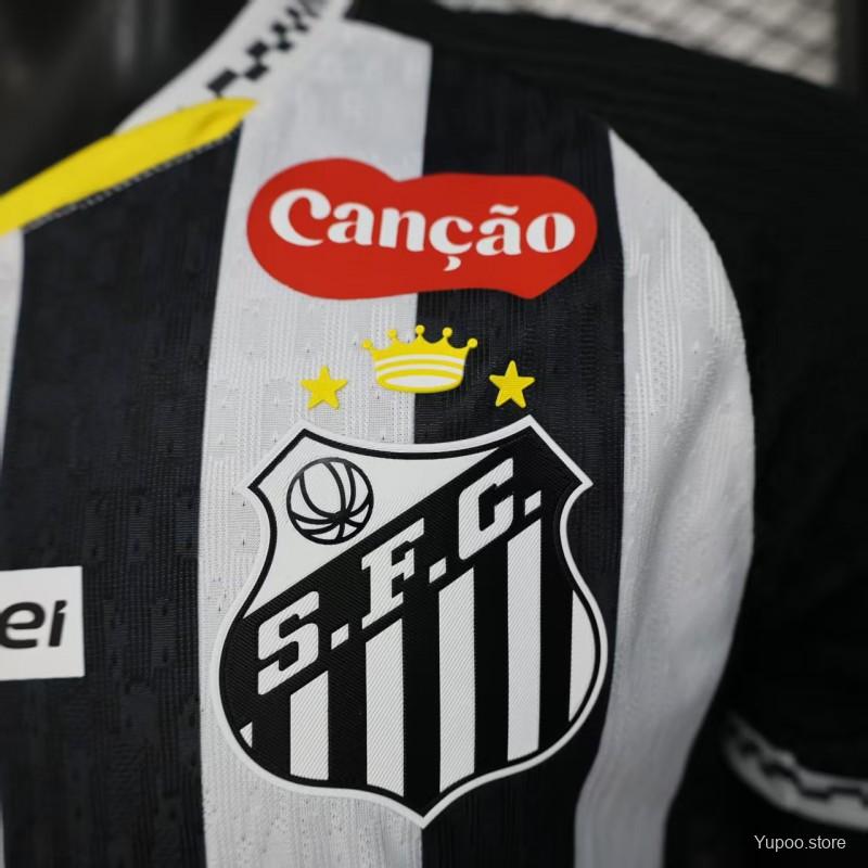 Camisa Santos 2025 Away (Todos os Patrocínios) - (Jogador)