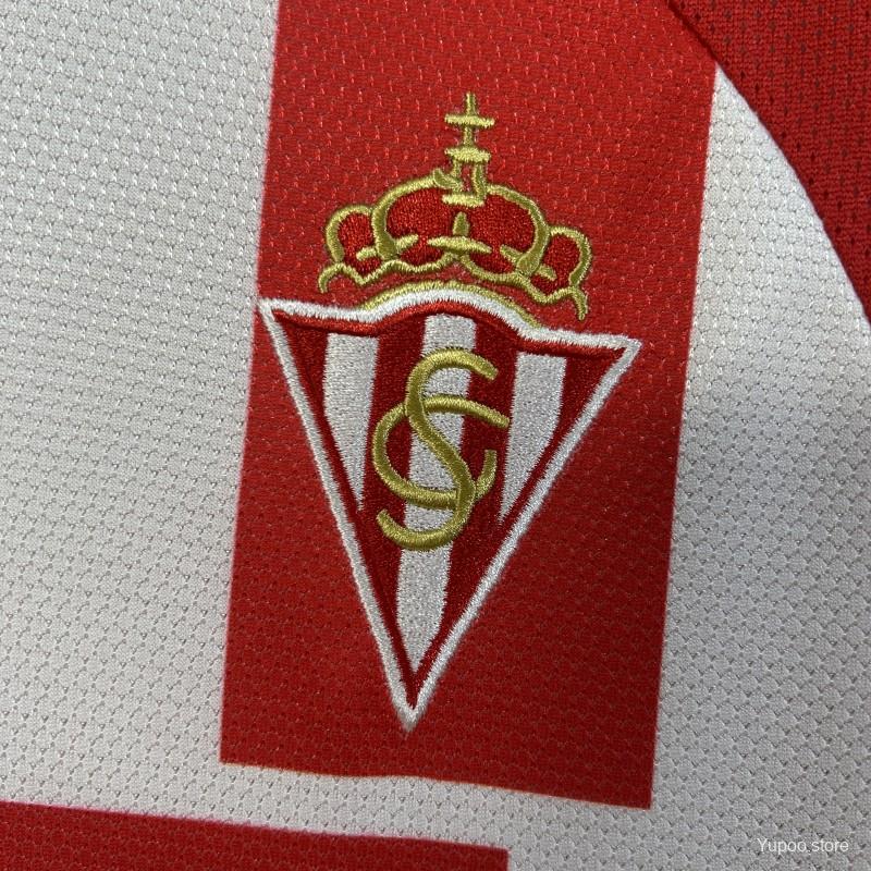 Camisa Sporting Gijón 07/08/09 Home - (Retrô)
