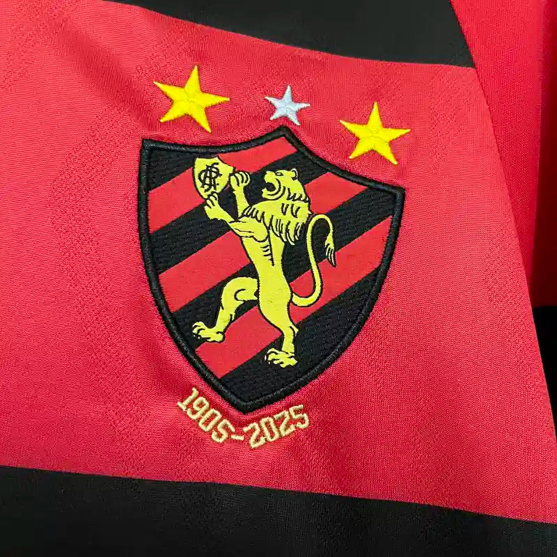 Camisa Sport Recife 2025 Home (Com Patrocínio) - (Torcedor)