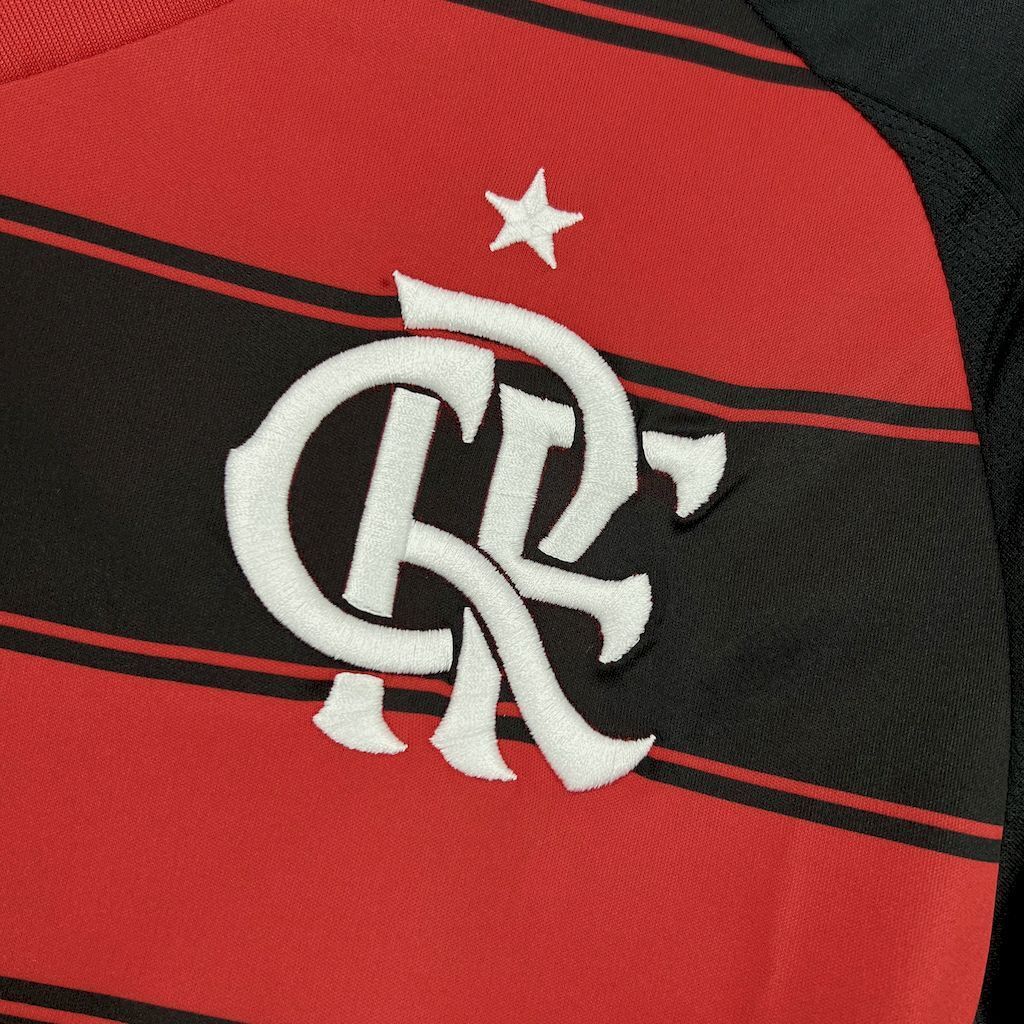 Camisa Flamengo 2025 Home - (Torcedor) Manga Longa