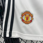 Shorts Manchester United 25/26 Home (White) - (Torcedor)