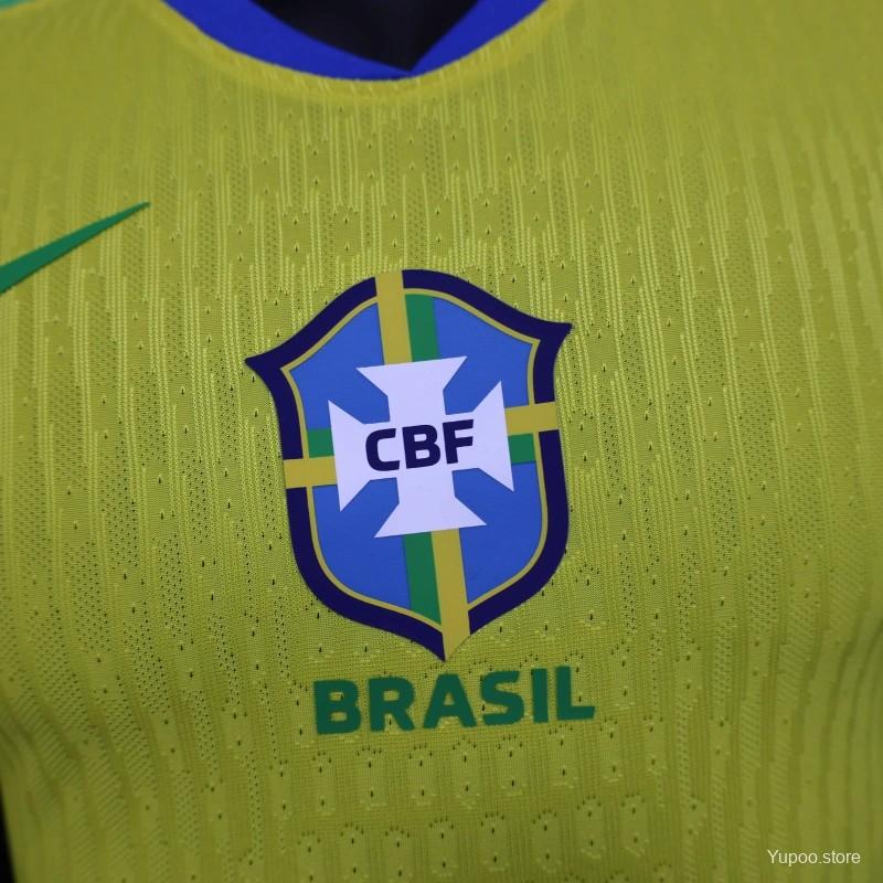 Camisa Brasil Feminino 2025 Home - (Jogador)