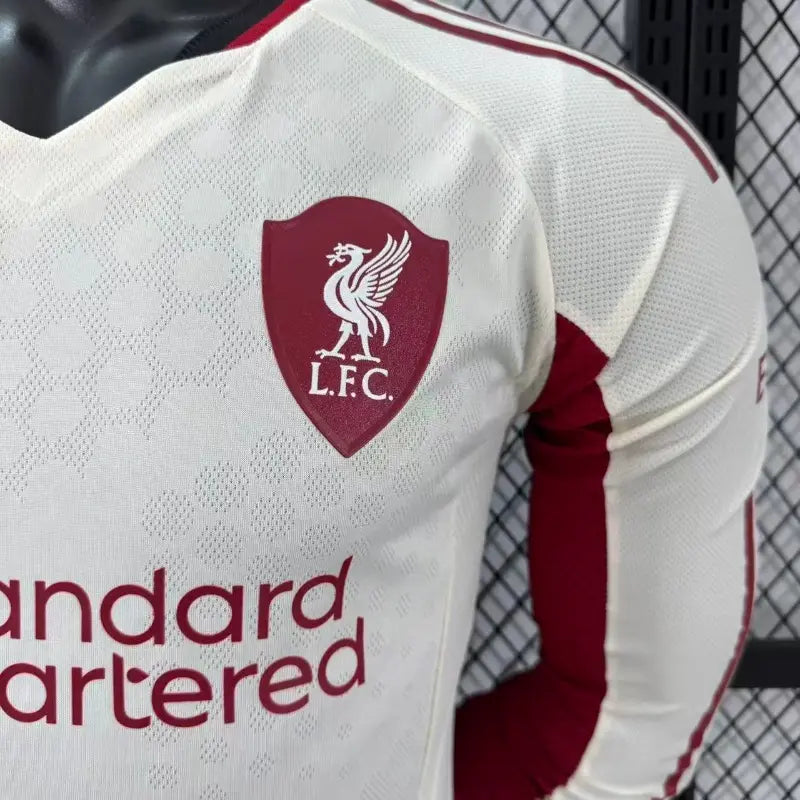 Camisa Liverpool 25/26 Away - (Jogador) Manga Longa