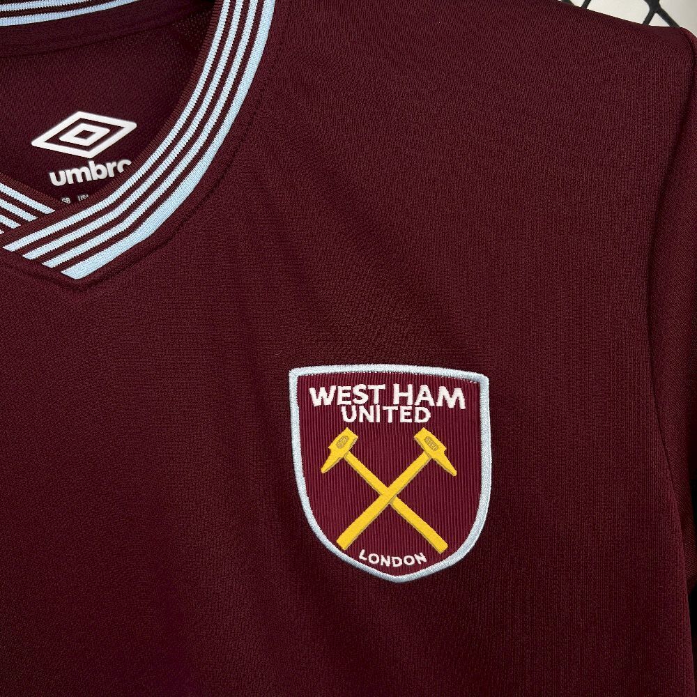 Camisa West Ham 25/26 Home - (Torcedor)
