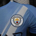 Camisa Manchester City 25/26 Home - (Jogador) Manga Longa