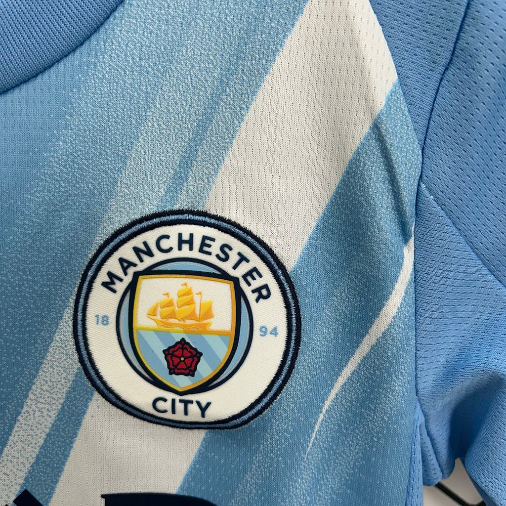Kit Infantil Manchester City 25/26 Home