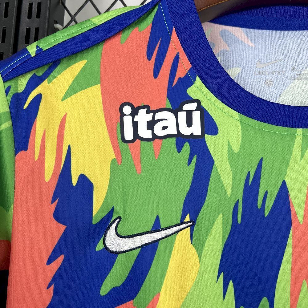 Camisa Brasil Feminino 2025 Pré-Jogo - (Torcedor)