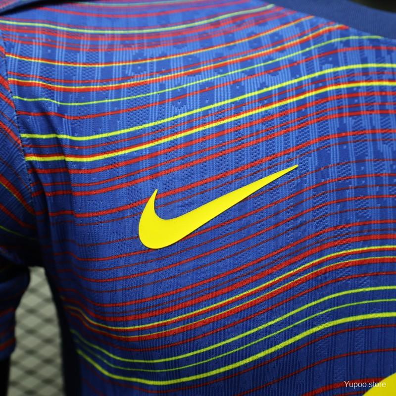 Camisa Barcelona 25/26 Pré-Jogo Home - (Jogador)