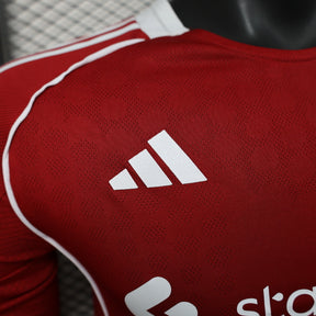 Camisa Liverpool 25/26 Home - (Jogador) Manga Longa