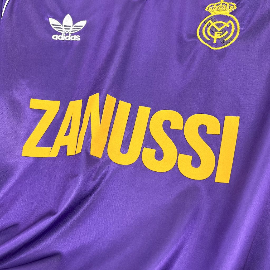 Camisa Real Madrid Third 84/85 - Versão (Retrô) Manga Comprida
