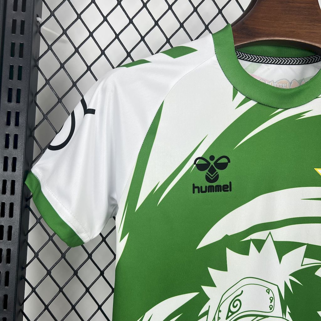Kit Infantil Real Betis 24/25 Pré-Jogo (Naruto)