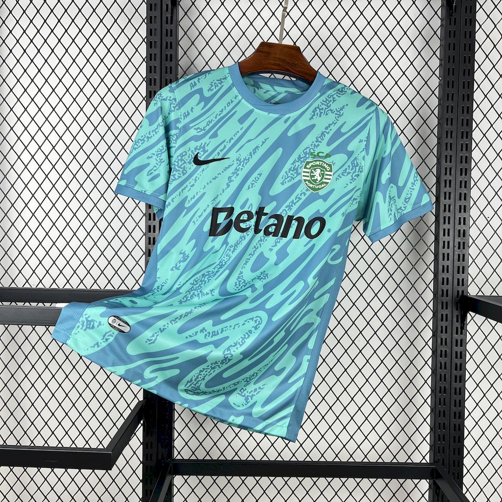 Camisa Sporting Goleiro-Azul 25/26 - Nike (Torcedor) Masculina