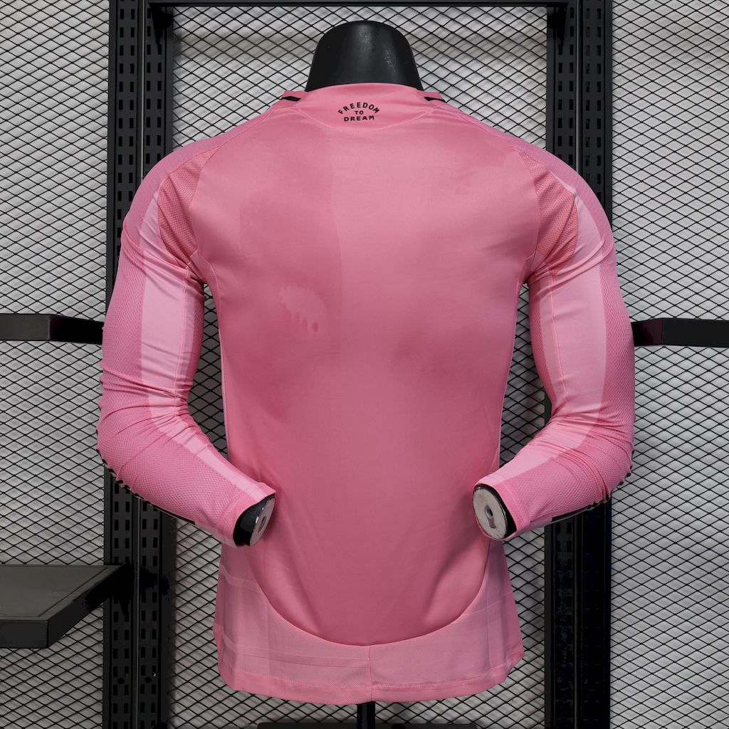 Camisa Inter Miami Adidas 25/26 - Versão (Jogador) Manga Comprida