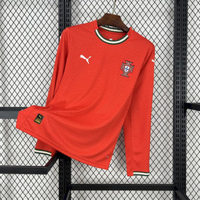Camisa Portugal Home Manga Longa 25/26 - (Torcedor) Masculina