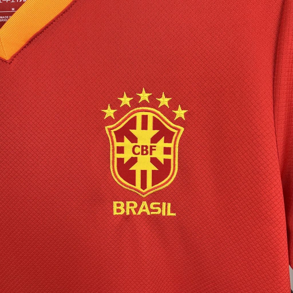 Camisa Brasil Jordan Edição-Especial - Vermelha 25/26 - (Torcedor) Masculina