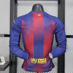 Camisa Barcelona 25/26 Home - (Jogador) Manga Longa