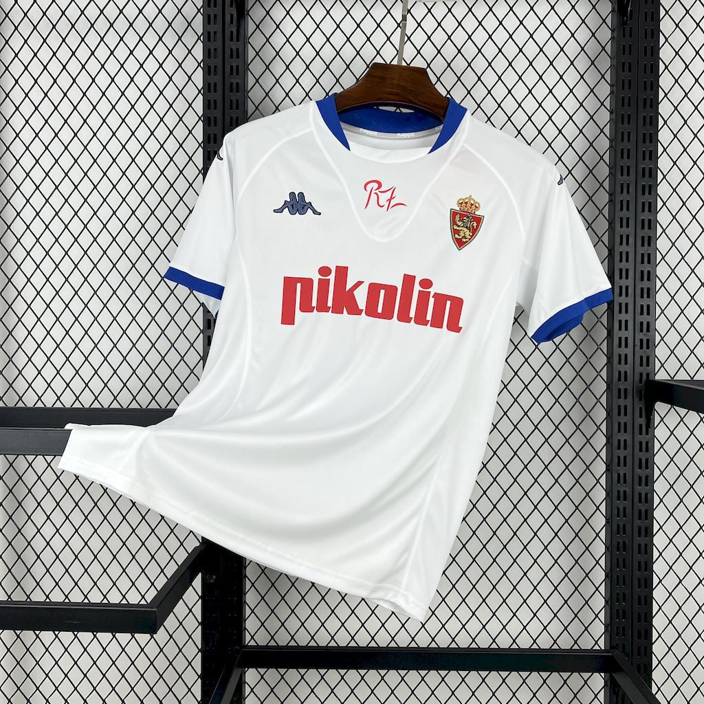 Camisa Real Zaragoza Home 01/02 - Versão (Retrô)