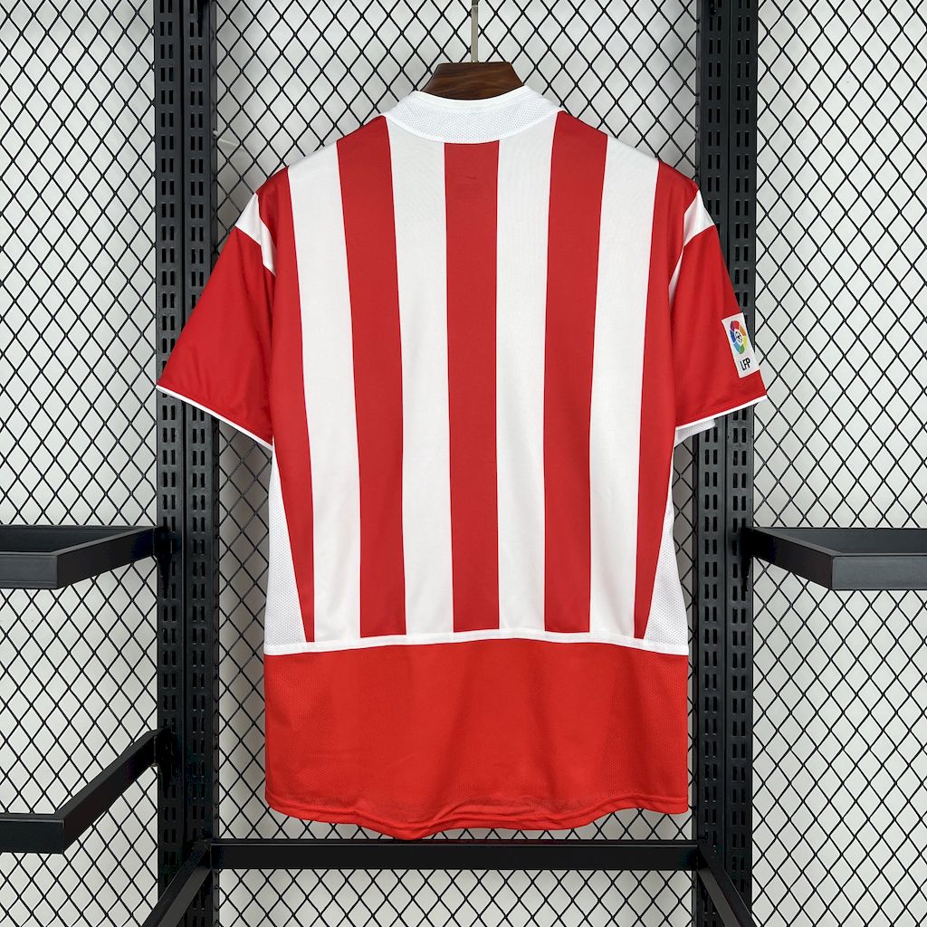 Camisa Atlético De Madrid Home 02/03  - Versão (Retrô)