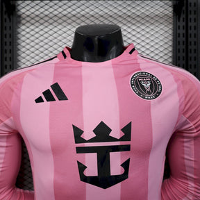 Camisa Inter Miami Adidas 25/26 - Versão (Jogador) Manga Comprida