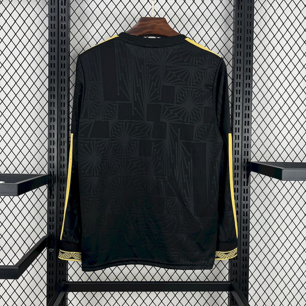 Camisa México Gold-Black Manga Longa 25/26 - (Torcedor) Masculina