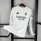 Camisa Real Madrid 25/26 Home - (Torcedor) Manga Longa