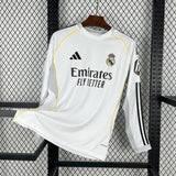 Camisa Real Madrid 25/26 Home - (Torcedor) Manga Longa
