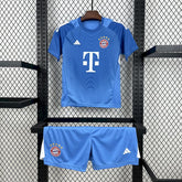 Kit Infantil Bayern de Munique 25/26 Goleiro Away Azul