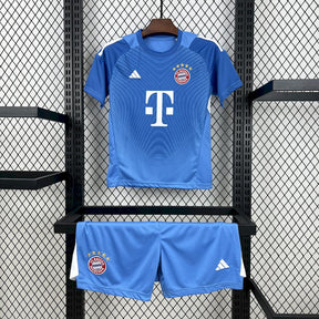 Kit Infantil Bayern de Munique 25/26 Goleiro Away Azul