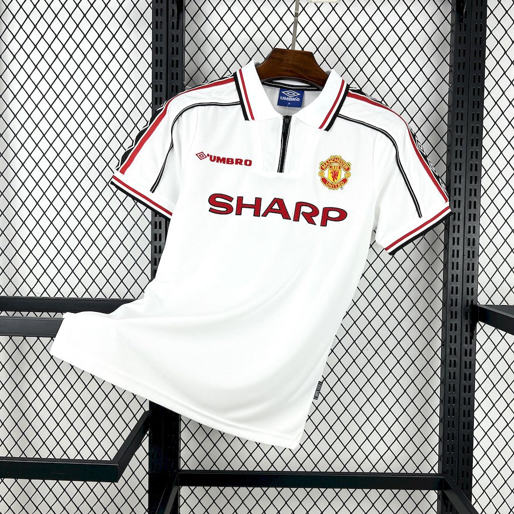 Camisa Manchester united Branca 98/99 - Versão (Retrô)