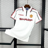 Camisa Manchester united Branca 98/99 - Versão (Retrô)