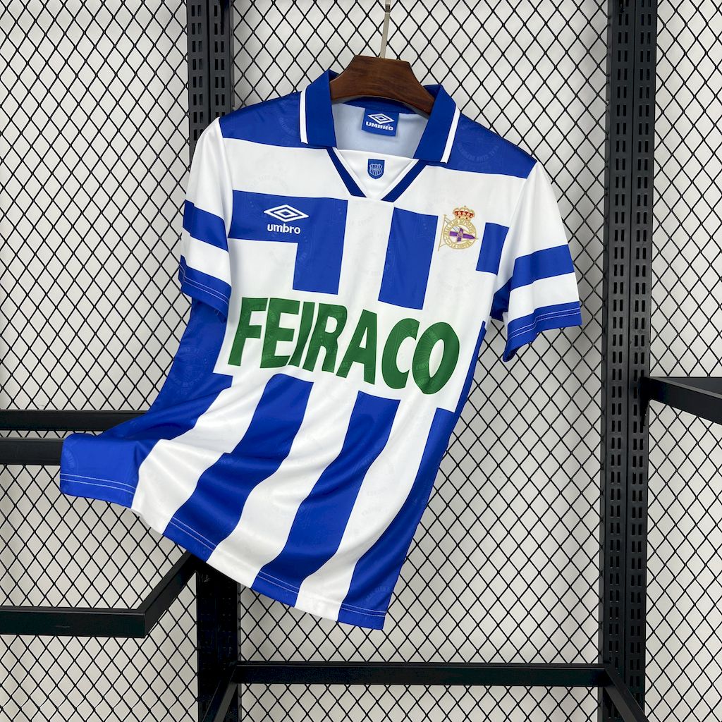 Camisa Deportivo La Coruña 94/95/96/97 Home - (Retrô)