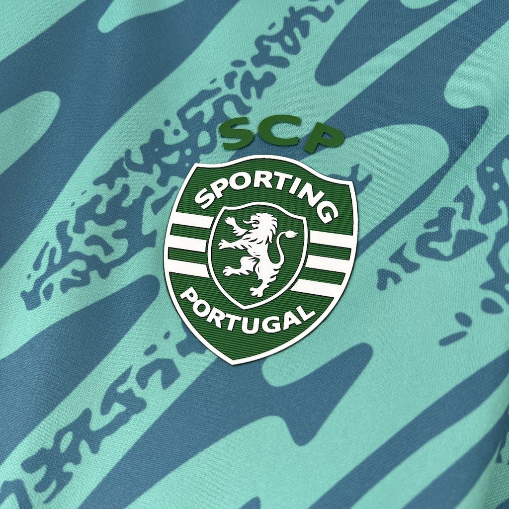 Camisa Sporting Goleiro-Azul 25/26 - Nike (Torcedor) Masculina