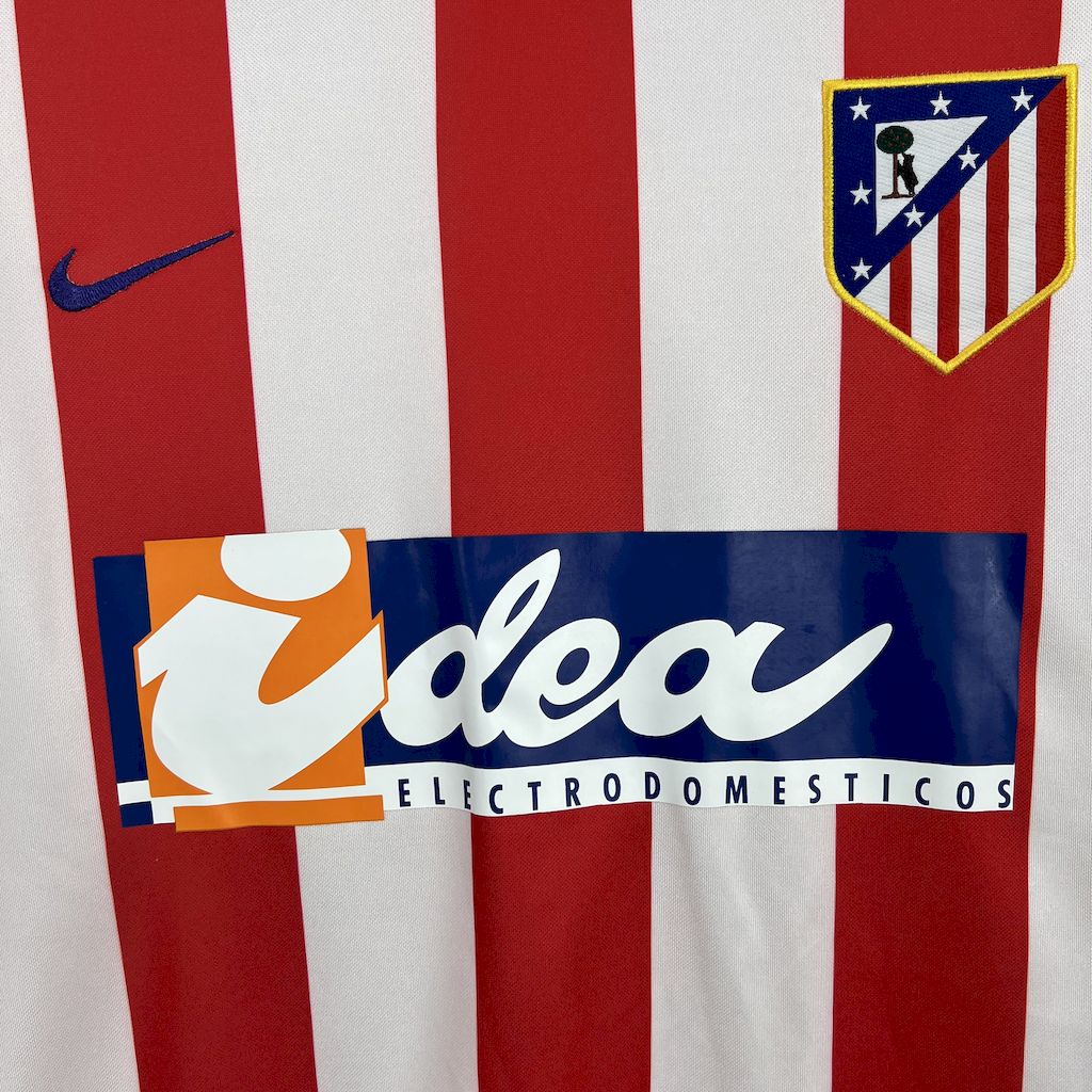 Camisa Atlético De Madrid Home 02/03  - Versão (Retrô)