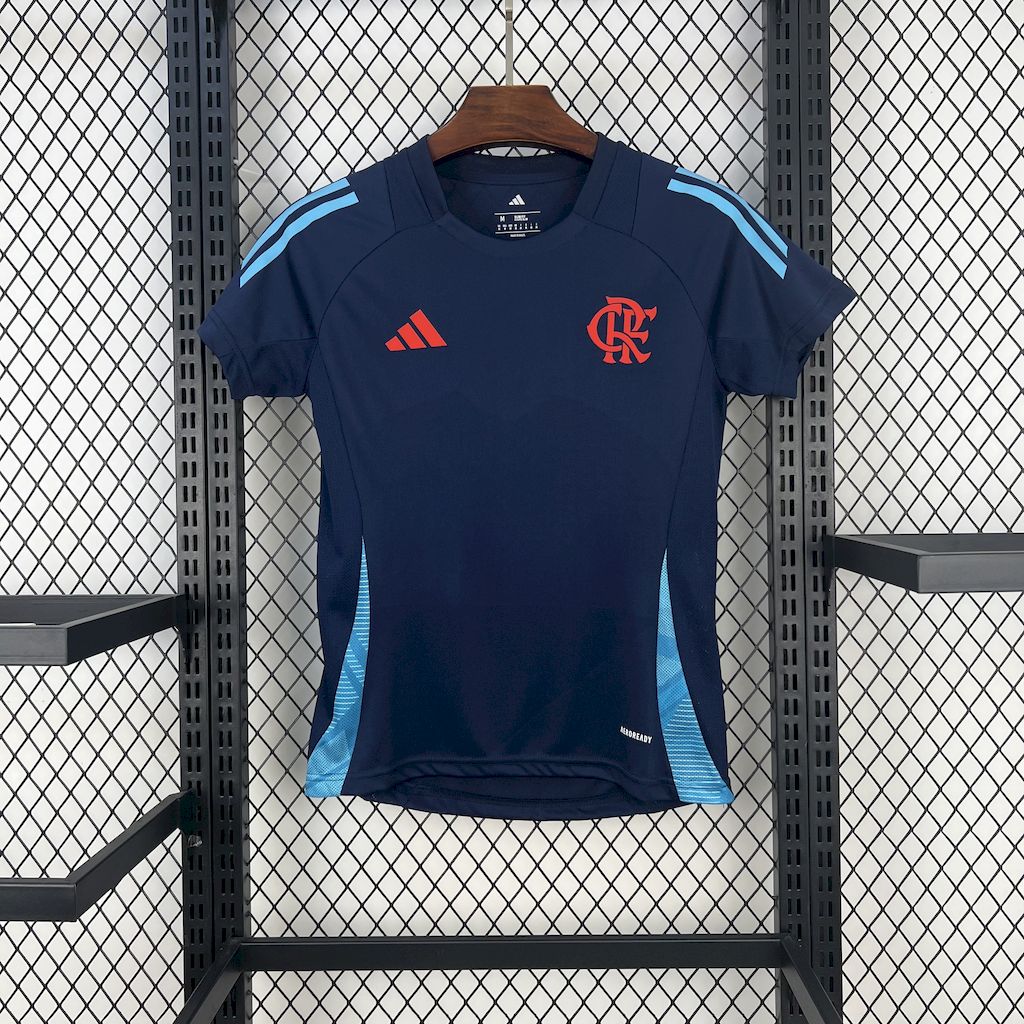 Camisa Flamengo Treino Azul 25/26 - Versão (Feminina)