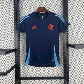 Camisa Flamengo Treino Azul 25/26 - Versão (Feminina)