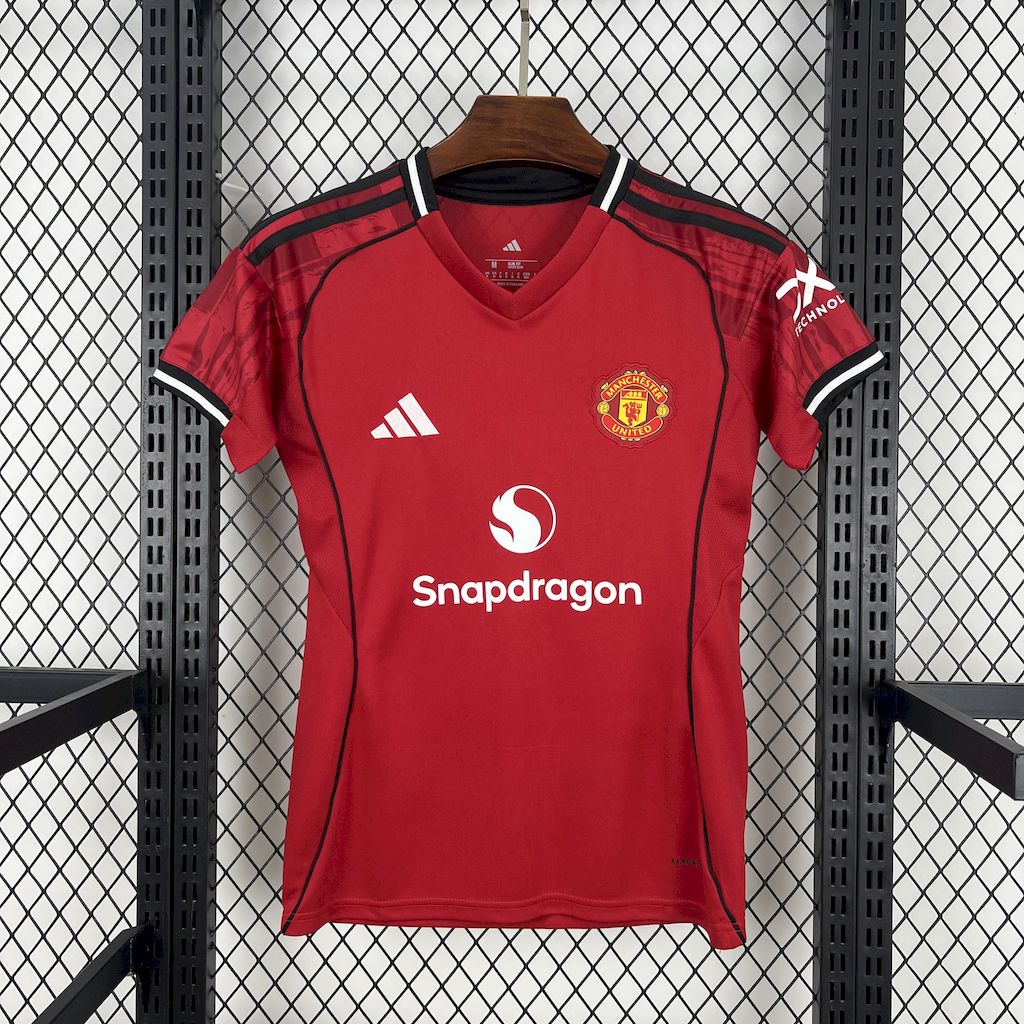 Camisa Manchester United 25/26 Home - (Feminina)