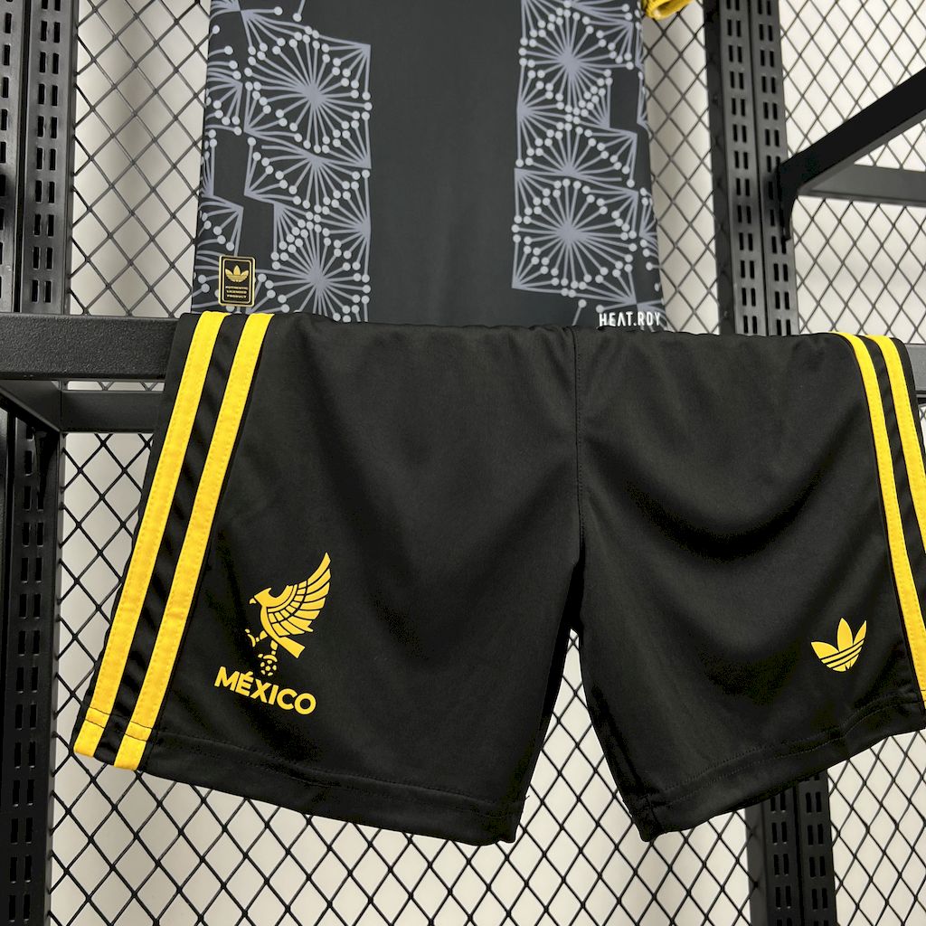 Kit Infantil México Gold-Black 25/26