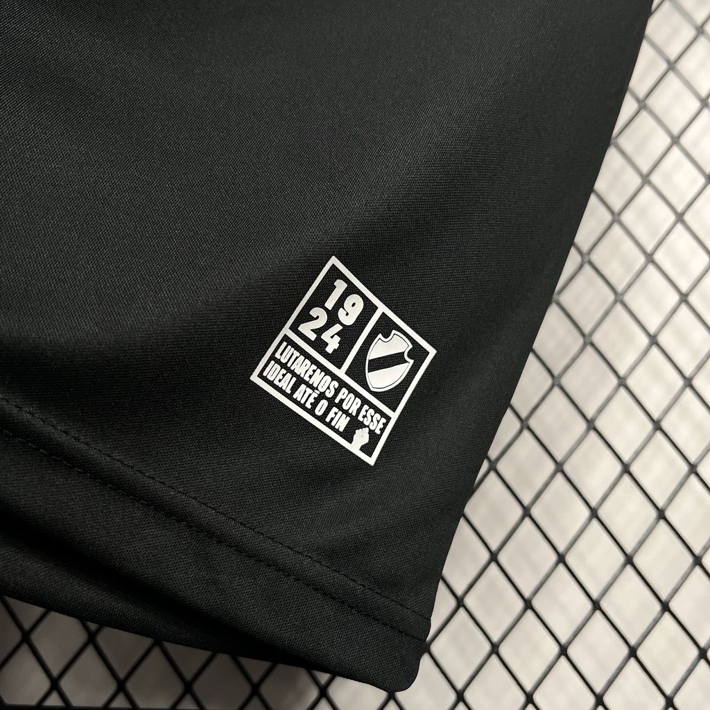 Camisa Vasco Da Gama Warm-up Black 24/25 - Kappa (Torcedor) Masculina