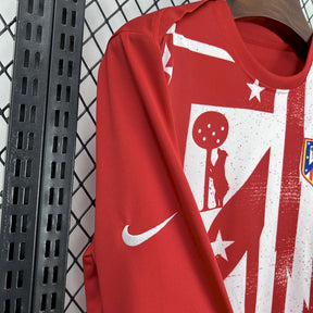 Camisa Atlético De Madrid Treino Manga Longa 25/26 - (Torcedor) Masculina