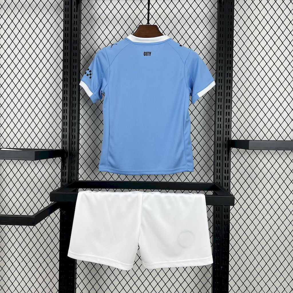 Kit Infantil Manchester City 25/26 Home